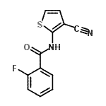CAS#: 749918-12-5， N-(3-Cyano-2-thienyl)-2-fluorobenzamide