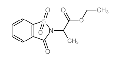 CAS#: 7501-64-6， 2-(1,1,3-Trioxo-1,2-benzothiazol-2-yl)propanoic acid ethyl ester