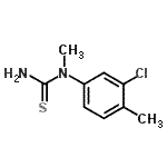 CAS#: 75050-67-8， 1-(3-Chloro-4-methylphenyl)-1-methylthiourea