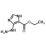 CAS 登录号：750524-36-8， 乙基4-肼基-1H-咪唑-5-羧酸酯