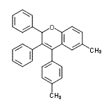 CAS#: 7509-32-2， 6-Methyl-4-(4-methylphenyl)-2,3-diphenyl-2H-chromene