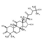 CAS#: 751-95-1， (2S,4R,9beta,16alpha)-2,16,20,24,25-Pentahydroxy-9,10,14-trimethyl-4,9-cyclo-9,10-secocholest-5-ene-1,11,22-trione