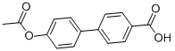 structure of CAS# 75175-09-6, 4'-Acetoxy-Biphenyl-4-Carboxylic Acid;4-(4-Acetoxyphenyl)Benzoate;Zinc00117553