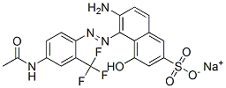CAS#: 75198-93-5， Sodium 5-[2-[4-Acetamido-2-(Trifluoromethyl)Phenyl]Hydrazinyl]-6-Imino-4-Oxonaphthalene-2-Sulfonate