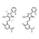 CAS#: 75199-04-1， Bis[2-(2-chlorophenyl)-2,4-dihydro-4-[(2-hydroxy-5-nitrophenyl)azo]-5-methyl-3H-pyrazol-3-onato]-Chromate sodium salt