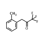 structure of CAS# 75199-81-4, 1,1,1-Trifluoro-3-(2-methylphenyl)acetone;3-(2-Methylphenyl)-1,1,1-trifluoro-2-propanone;MFCD03844193