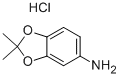 structure of CAS# 75200-79-2, 2,2-Dimethyl-1,3-Benzodioxol-5-Amine Hydrochloride;2,2-Dimethylbenzo[D][1,3]Dioxol-5-Amine Hydrochloride;2,2-DIMETHYL-BENZO[1,3]DIOXOL-5-YLAMINEHYDROCHLORIDE;2,2-DIMETHYL-1,3-BENZODIOXOL-5-YLAMINE HYDROCHLORIDE