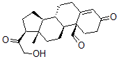CAS#: 75220-37-0， (8S,9S,10S,13S,14S,17S)-17-(2-Hydroxyacetyl)-13-Methyl-3-Oxo-1,2,6,7,8,9,11,12,14,15,16,17-Dodecahydrocyclopenta[a]Phenanthrene-10-Carbaldehyde
