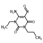 CAS#: 752222-79-0， 6-Amino-1-ethyl-5-nitroso-3-propyl-2,4(1H,3H)-pyrimidinedione