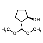 CAS#: 752236-23-0， (1R,2R)-2-(Dimethoxymethyl)cyclopentanol