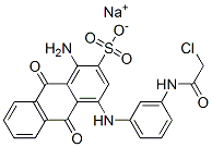 CAS#: 75268-68-7， Sodium 1-Amino-4-[[3-[(2-Chloroacetyl)Amino]Phenyl]Amino]-9,10-Dioxoanthracene-2-Sulfonate