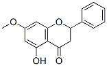 结构式 CAS# 75291-74-6, 5-羟基-7-甲氧基黄烷酮