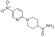 结构式 CAS# 752944-99-3, N-(5-硝基-2-吡啶基)-4-哌啶甲酰胺