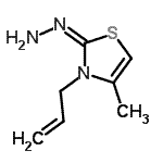 CAS#: 753027-82-6， (2E)-3-Allyl-2-hydrazono-4-methyl-2,3-dihydro-1,3-thiazole