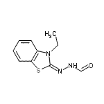 CAS#: 753028-42-1， N'-[(2E)-3-Ethyl-1,3-benzothiazol-2(3H)-ylidene]formic hydrazide