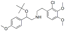 CAS#: 75306-60-4， 2-Chloro-N-[2-(1,1-Dimethylethoxy)-2-(4-Methoxyphenyl)Ethyl]-3,4-Dimethoxy-Benzeneethanamine