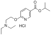 CAS 登录号:75348-36-6, 丙-2-基6-(2-二乙基氨基乙氧基)吡啶-3-羧酸酯盐酸盐
