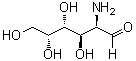 structure of CAS# 7535-00-4, D-Galactosamine;(3R,4R,5R,6R)-3-Amino-6-(Hydroxymethyl)Tetrahydropyran-2,4,5-Triol;(3R,4R,5R,6R)-3-Amino-6-Methylol-Tetrahydropyran-2,4,5-Triol;Galactose, 2-Amino-2-Deoxy-, D-