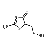 CAS#: 754143-27-6， 2-Amino-5-(2-aminoethyl)-1,3-thiazol-4(5H)-one