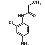 structure of CAS# 754193-08-3, N-(4-Amino-2-chlorophenyl)propanamide;MFCD03906866;N-(4-Amino-2-chlorophenyl)propanamide;N-(4-amino-2-chlorophenyl)propionamide