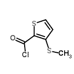 CAS#: 75426-99-2， 3-(Methylsulfanyl)-2-thiophenecarbonyl chloride