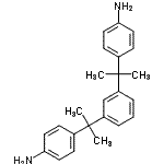 CAS 登录号:7544-54-9, 4,4'-(1,3-亚苯基二-2,2-丙烷二基)二苯胺