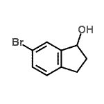 structure of CAS# 75476-86-7, 6-Bromo-1-indanol