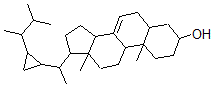 CAS#: 75479-11-7， 10,13-Dimethyl-17-[1-[2-(3-Methylbutan-2-Yl)Cyclopropyl]Ethyl]-2,3,4,5,6,9,11,12,14,15,16,17-Dodecahydro-1H-Cyclopenta[a]Phenanthren-3-Ol