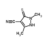 CAS#: 754930-66-0， 2,5-Dimethyl-3-thioxo-2,3-dihydro-1H-pyrazole-4-carbonitrile