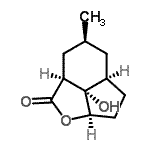 CAS#: 754990-69-7， (2aS,4S,5aR,7aR,7bS)-7b-Hydroxy-4-methyloctahydroindeno[1,7-bc]furan-2(2aH)-one
