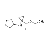 CAS#: 755039-57-7， Ethyl 1-(cyclopentylamino)cyclopropanecarboxylate