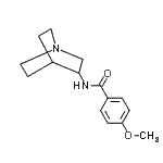 CAS#: 755709-80-9， N-(1-Azabicyclo[2.2.2]oct-3-yl)-4-methoxybenzamide
