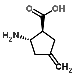 CAS#: 755750-29-9， (1S,2S)-2-Amino-4-methylenecyclopentanecarboxylic acid