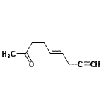 CAS 登录号：75606-72-3， (5E)-5-壬烯-8-炔-2-酮