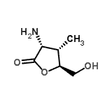 CAS#: 756430-26-9， (3R,4S,5S)-3-Amino-5-(hydroxymethyl)-4-methyldihydro-2(3H)-furanone