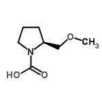 CAS#: 756472-88-5， (2S)-2-(Methoxymethyl)-1-pyrrolidinecarboxylic acid