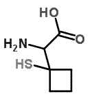 CAS#: 756765-00-1， Amino(1-sulfanylcyclobutyl)acetic acid