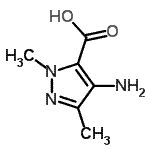 CAS#: 756772-34-6， 4-Amino-1,3-dimethyl-1H-pyrazole-5-carboxylic acid