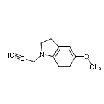CAS#: 756820-13-0， 5-Methoxy-1-(2-propyn-1-yl)indoline