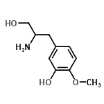 CAS 登录号：757130-45-3， 5-(2-氨基-3-羟基丙基)-2-甲氧基苯酚