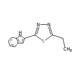 CAS#: 757213-72-2， 2-(5-Ethyl-1,3,4-thiadiazol-2-yl)-1H-indole