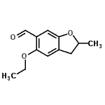 structure of CAS# 757220-25-0, 5-Ethoxy-2-methyl-2,3-dihydro-1-benzofuran-6-carbaldehyde;5-ethoxy-2-methyl-2,3-dihydro-1-benzofuran-6-carbaldehyde;5-ethoxy-2-methyl-2,3-dihydrobenzo[b]furan-6-carbaldehyde;5-ethoxy-2-methyl-2,3-dihydrobenzofuran-6-carbaldehyde