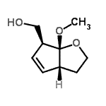 CAS#: 757231-87-1， [(3aR,6S,6aR)-6a-Methoxy-3,3a,6,6a-tetrahydro-2H-cyclopenta[b]furan-6-yl]methanol