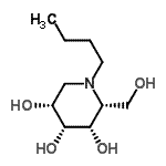CAS#: 757235-48-6， (2R,3S,4R,5R)-1-Butyl-2-(hydroxymethyl)-3,4,5-piperidinetriol