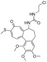 CAS 登录号：75776-08-8， 3-(2-氯乙基)-1-[(7S)-1,2,3-三甲氧基-10-甲硫基-9-氧代-6,7-二氢-5H-苯并[d]庚搭烯-7-基]脲