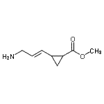 CAS#: 757917-35-4， Methyl 2-[(1E)-3-amino-1-propen-1-yl]cyclopropanecarboxylate