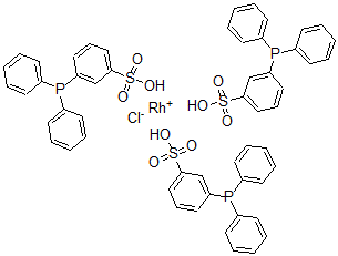 CAS 登录号：75813-17-1， 氯三(二苯基膦基苯-3-磺酸)铑