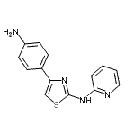 CAS#: 75876-68-5， N-[4-(4-Aminophenyl)-1,3-thiazol-2-yl]-2-pyridinamine