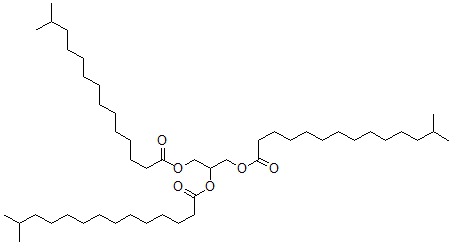 CAS#: 75929-60-1， 1,3-Bis(13-Methyltetradecanoyloxy)Propan-2-Yl 13-Methyltetradecanoate