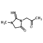 CAS#: 759430-95-0， 2-Imino-1-methyl-3-(2-oxopropyl)-4-imidazolidinone